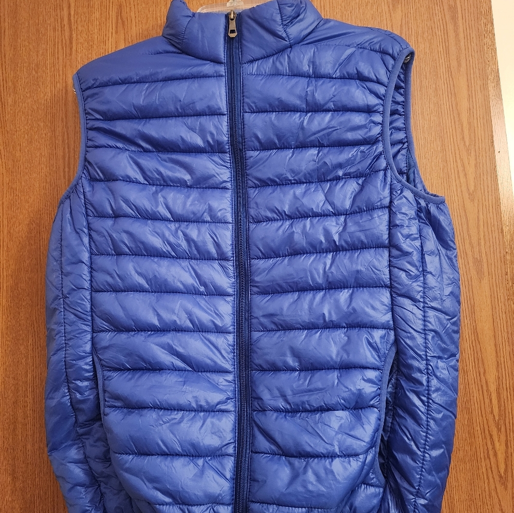 Red Ranch Royal Blue Puffer Vest Women's Large